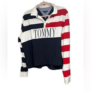 Tommy Hilfiger cropped collar shirt